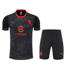 Kit Shirt + Shorts Milan Black 25/26