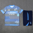 Kit Shirt + Shorts Real Madrid Gray/Blue Training 25/26