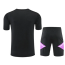KIT MAGLIA NERA ALLENAMENTO + PANTALONCINI REAL MADRID 2022/23