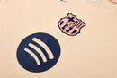Kit Shirt + Shorts Barcelona Training Beige/Dark Blue 25/26