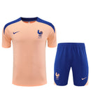 Kit Shirt + Shorts France Pink/Blue Training 25/26
