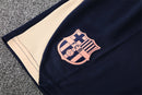Kit Shirt + Shorts Barcelona Training Beige/Dark Blue 25/26