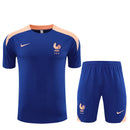 Kit Shirt + Shorts France Blue Training 25/26