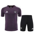 Kit Shirt + Shorts Manchester United Training Purple/White 25/26