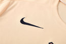 Kit Shirt + Shorts Barcelona Training Beige/Dark Blue 25/26