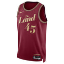 Donovan Mitchell Cleveland Cavaliers Unisex 23/24 NBA Jersey - Wine - City Edition